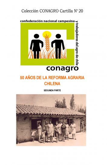 Cartilla N° 20 Segunda parte Cincuentenario de la Reforma Agraria