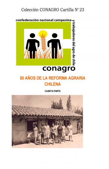 Cartilla N° 23 Cuarta parte Cincuentenario de la Reforma Agraria