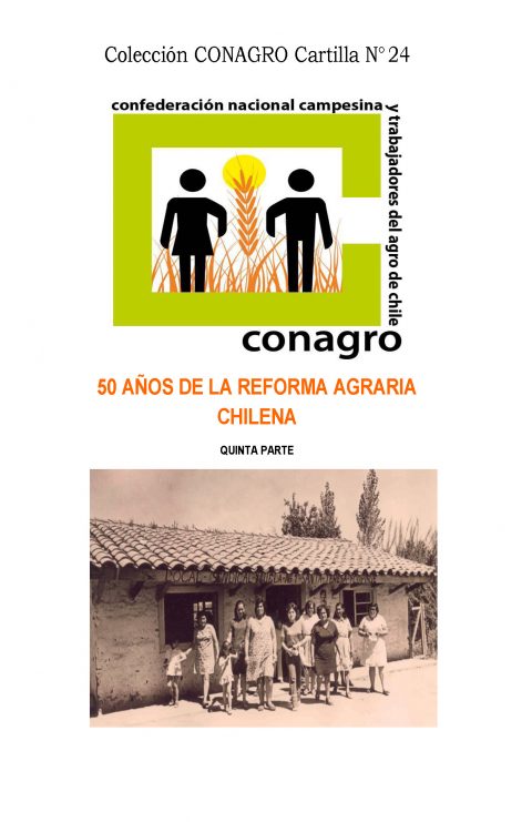 Cartilla N° 24 Quinta parte Cincuentenario de la Reforma Agraria