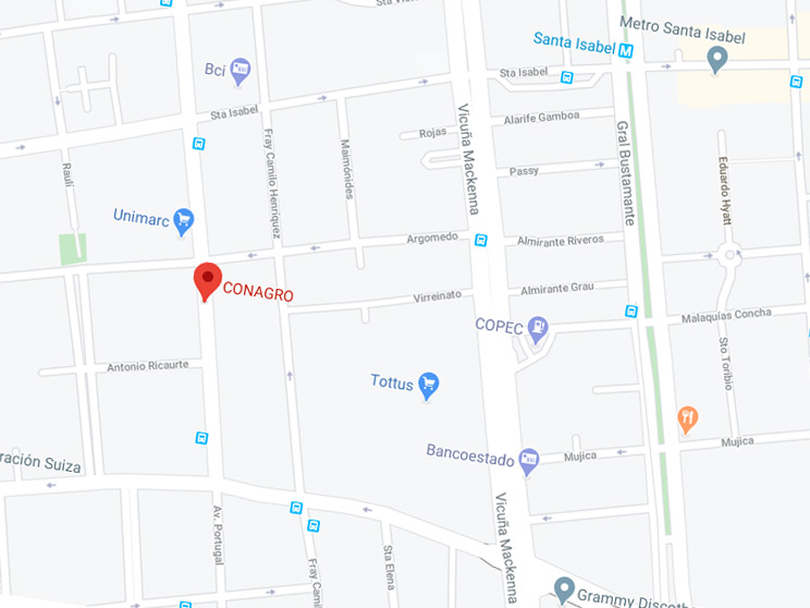 Mapa CONAGRO